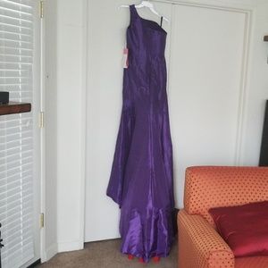 LAST CHANCE!!  PROM/FORMAL purple mermaid dress
